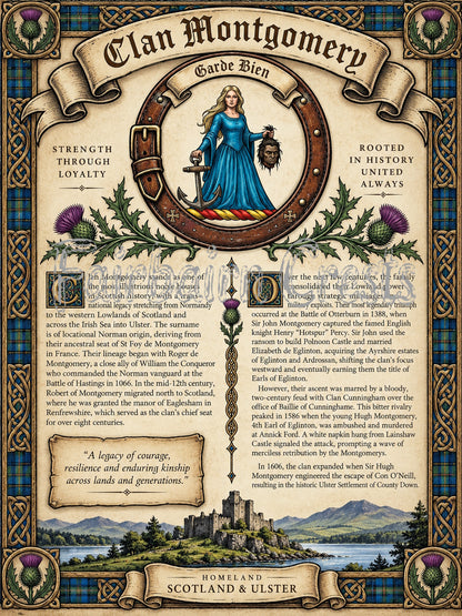 Clan Montgomery Poster