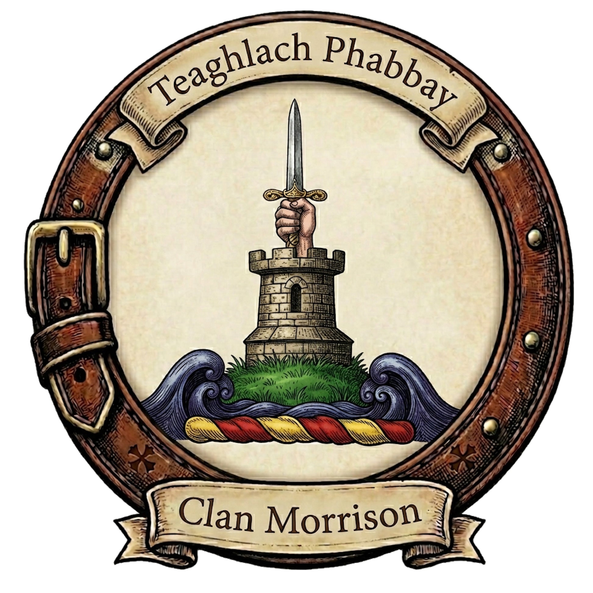 Clan Morrison Crest digital download: Includes Color PNG, B&W PNG, and SVG vector files
