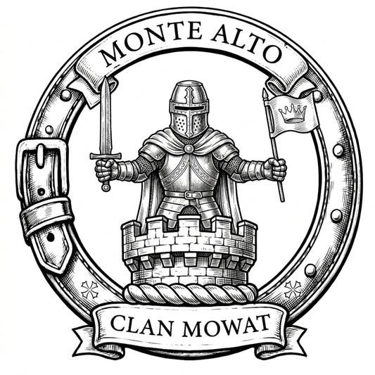 Clan Mowat Crest digital download: Includes Color PNG, B&W PNG, and SVG vector files