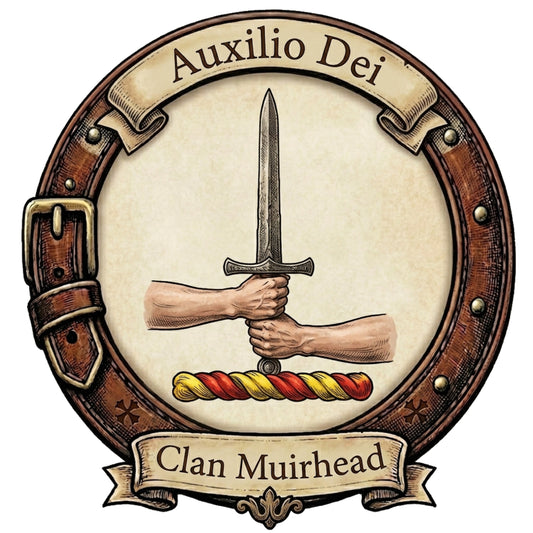 Clan Muirhead Crest digital download: Includes Color PNG, B&W PNG, and SVG vector files