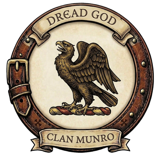 Clan Munro Crest digital download: Includes Color PNG, B&W PNG, and SVG vector files