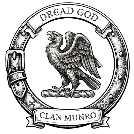 Clan Munro Crest digital download: Includes Color PNG, B&W PNG, and SVG vector files