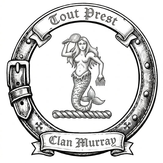 Clan Murray Crest digital download: Includes Color PNG, B&W PNG, and SVG vector files