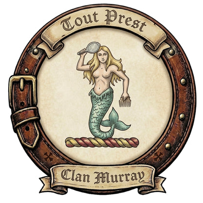 Clan Murray Crest digital download: Includes Color PNG, B&W PNG, and SVG vector files