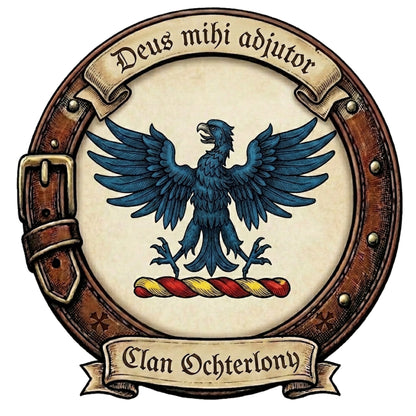 Clan Ochterlony Crest digital download: Includes Color PNG, B&W PNG, and SVG vector files