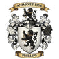 The Phillips Family Coat of Arms digital download: Includes Color PNG, B&W PNG, and SVG vector files