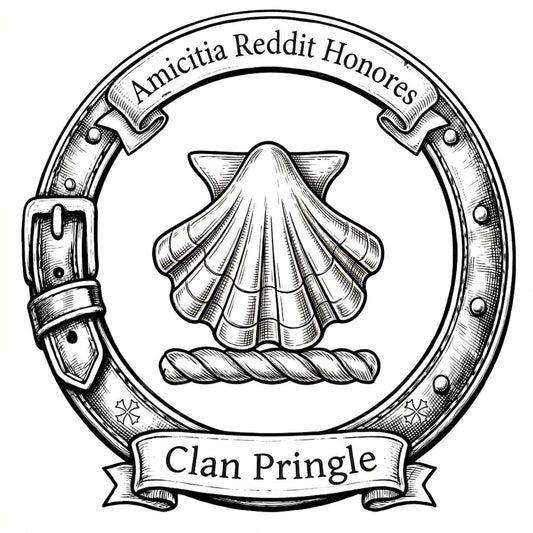 Clan Pringle Crest digital download: Includes Color PNG, B&W PNG, and SVG vector files