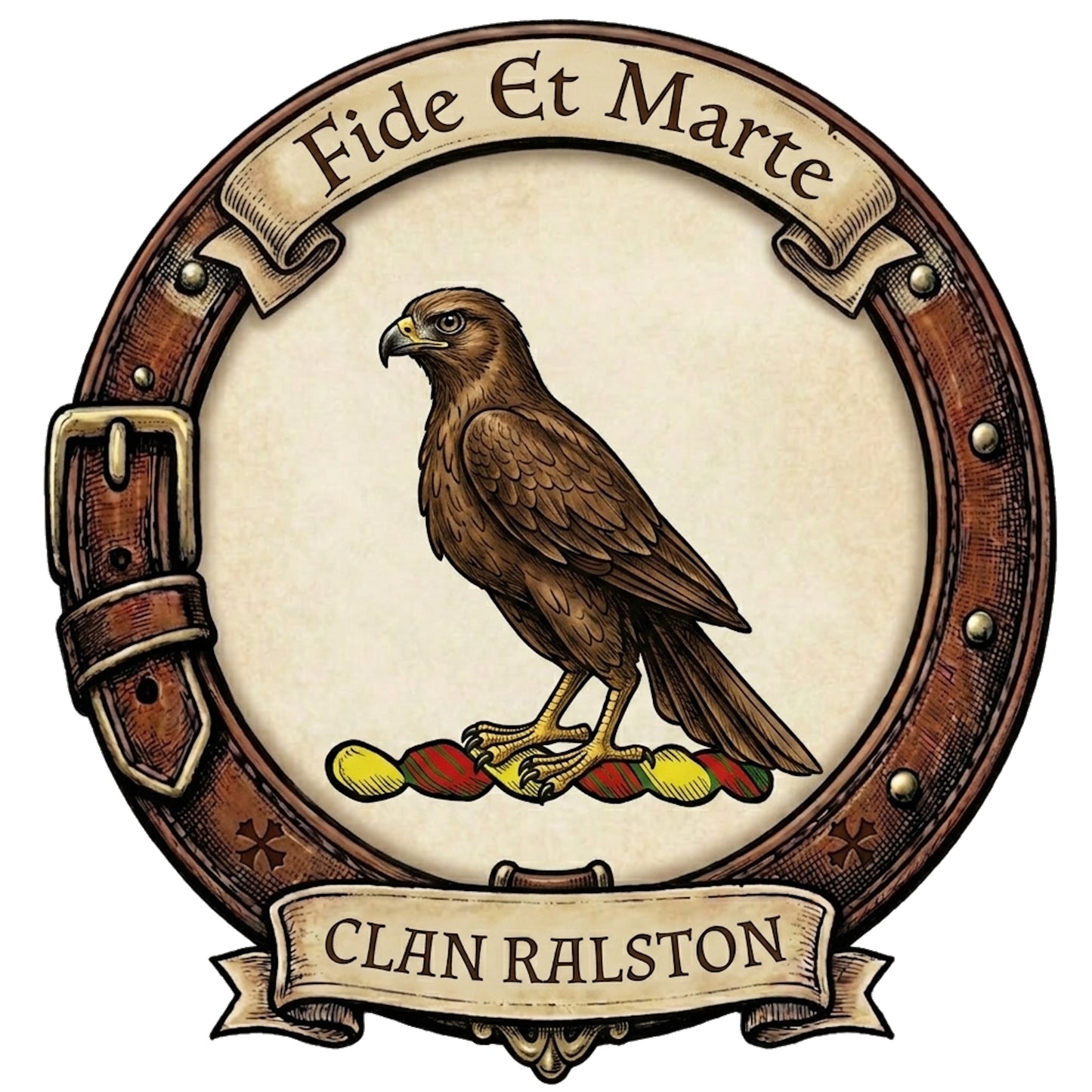 Clan Ralston Crest digital download: Includes Color PNG, B&W PNG, and SVG vector files