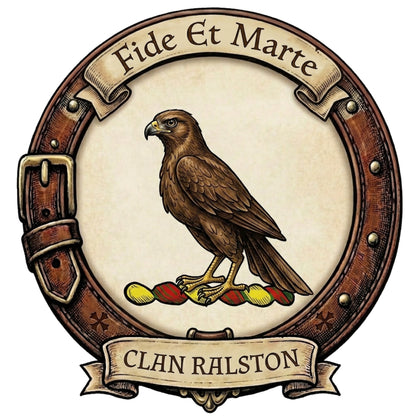 Clan Ralston Crest digital download: Includes Color PNG, B&W PNG, and SVG vector files