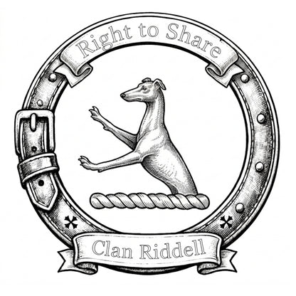 Clan Riddell Crest digital download: Includes Color PNG, B&W PNG, and SVG vector files