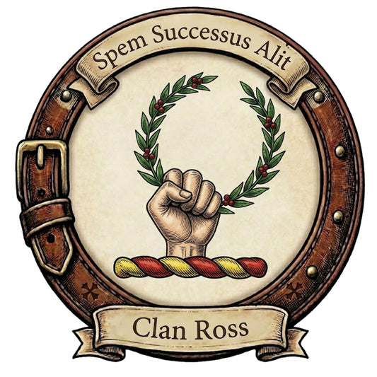 Clan Ross Crest digital download: Includes Color PNG, B&W PNG, and SVG vector files