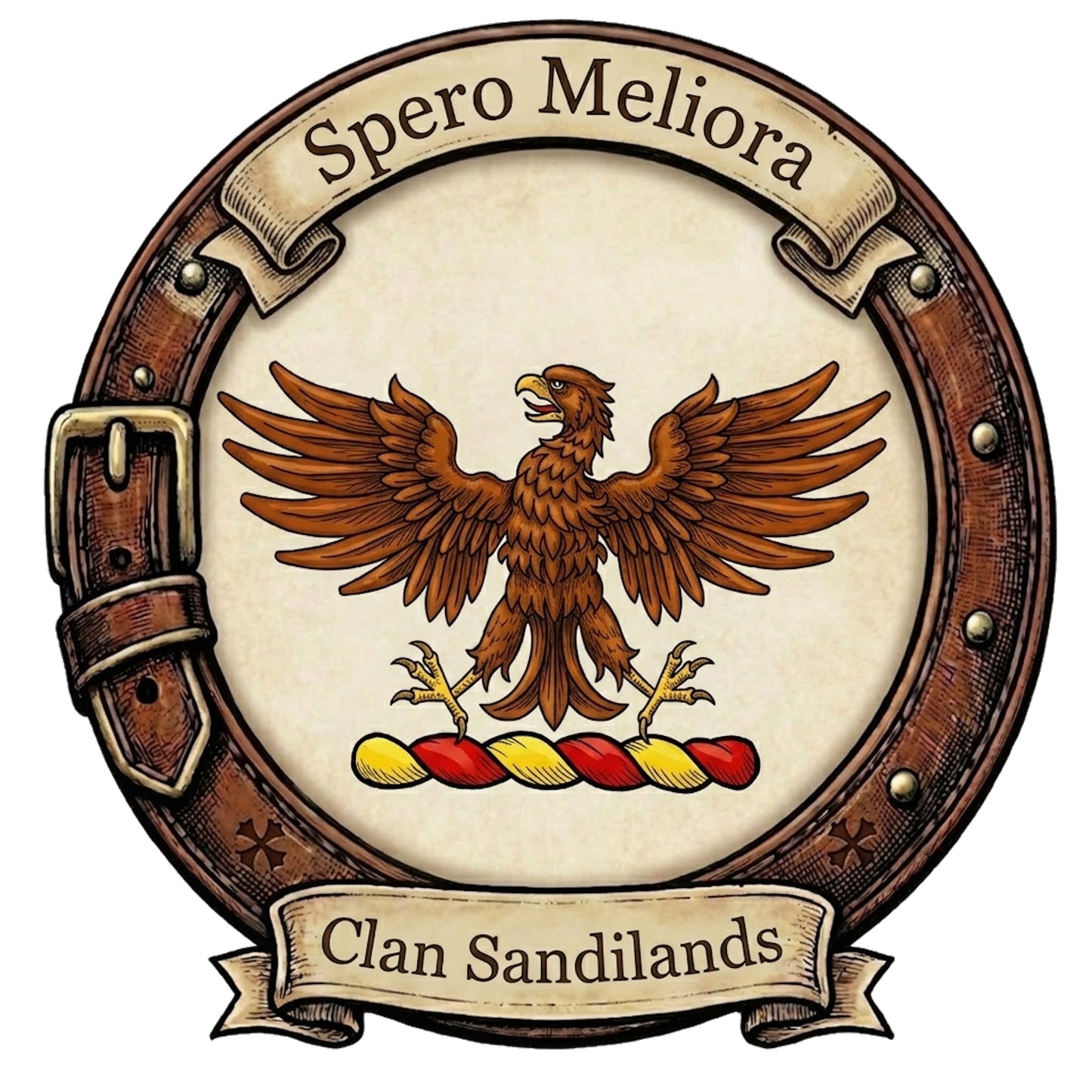 Clan Sandilands Crest digital download: Includes Color PNG, B&W PNG, and SVG vector files