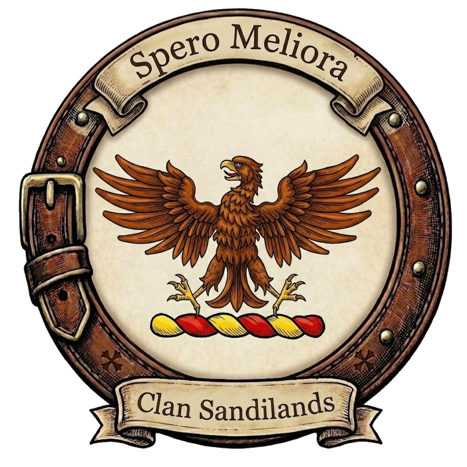 Clan Sandilands Crest digital download: Includes Color PNG, B&W PNG, and SVG vector files