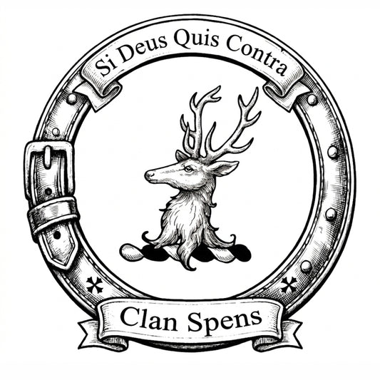 Clan Spens Crest digital download: Includes Color PNG, B&W PNG, and SVG vector files