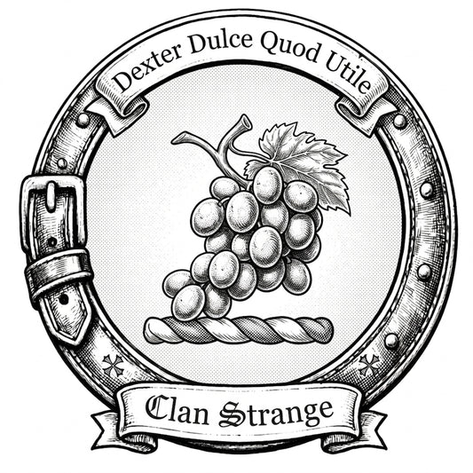 Clan Strange Crest digital download: Includes Color PNG, B&W PNG, and SVG vector files