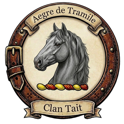 Clan Tait digital download: Includes Color PNG, B&W PNG, and SVG vector files