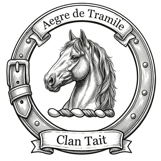 Clan Tait digital download: Includes Color PNG, B&W PNG, and SVG vector files
