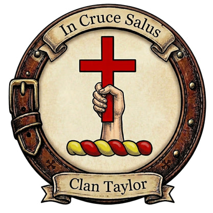 Clan Taylor Crest digital download: Includes Color PNG, B&W PNG, and SVG vector files