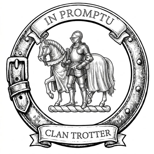 Clan Trotter Crest digital download: Includes Color PNG, B&W PNG, and SVG vector files