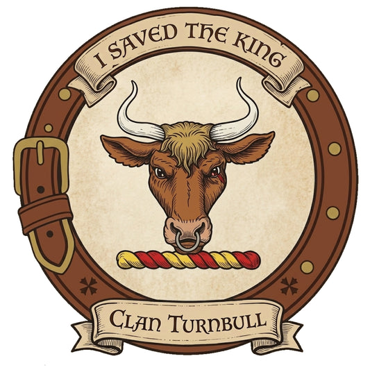 Clan Turnbull Crest digital download: Includes Color PNG, B&W PNG, and SVG vector files