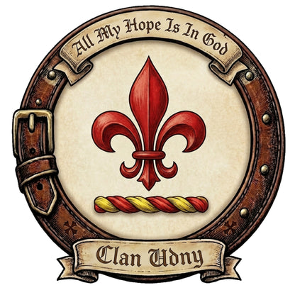 Clan Udny Crest digital download: Includes Color PNG, B&W PNG, and SVG vector files
