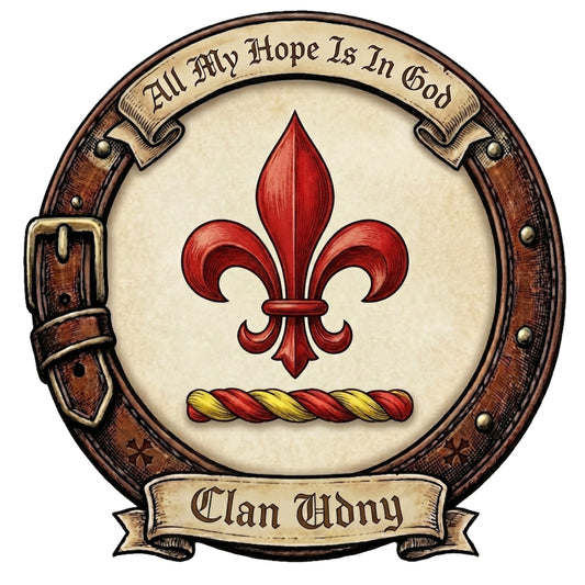 Clan Udny Crest digital download: Includes Color PNG, B&W PNG, and SVG vector files