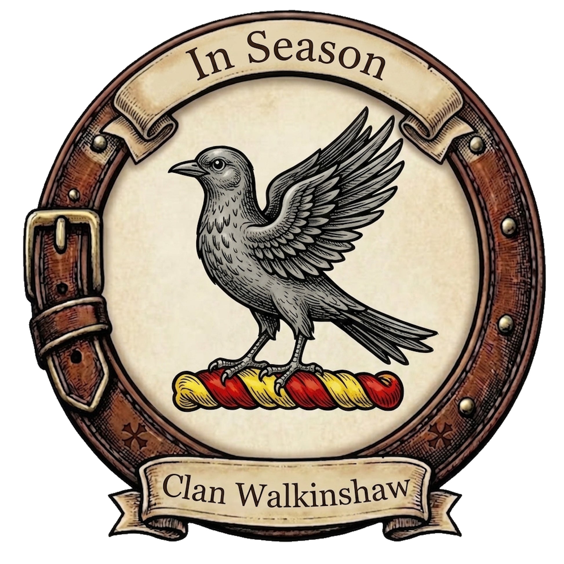 Clan Walkinshaw Crest digital download: Includes Color PNG, B&W PNG, and SVG vector files