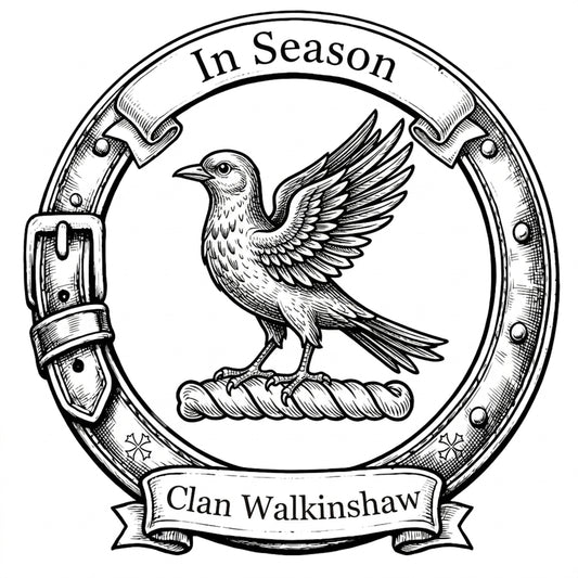 Clan Walkinshaw Crest digital download: Includes Color PNG, B&W PNG, and SVG vector files