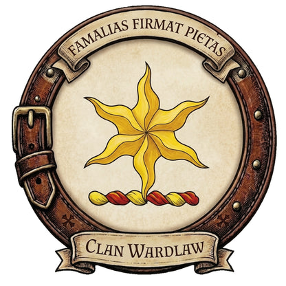 Clan Wardlaw Crest digital download: Includes Color PNG, B&W PNG, and SVG vector files