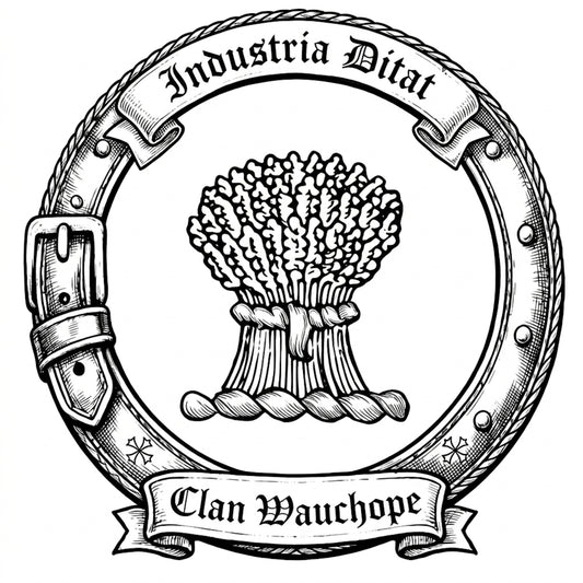 Clan Wauchope Crest digital download: Includes Color PNG, B&W PNG, and SVG vector files