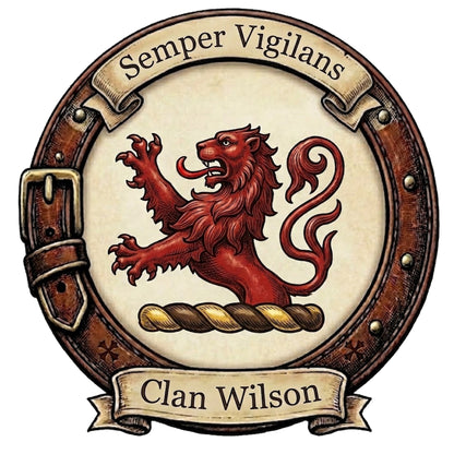 Clan Wilson Crest digital download: Includes Color PNG, B&W PNG, and SVG vector files