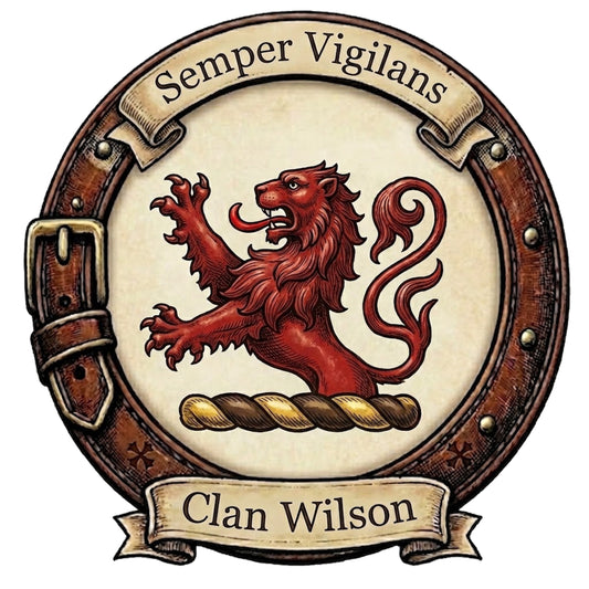 Clan Wilson Crest digital download: Includes Color PNG, B&W PNG, and SVG vector files