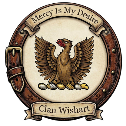 Clan Wishart Crest digital download: Includes Color PNG, B&W PNG, and SVG vector files
