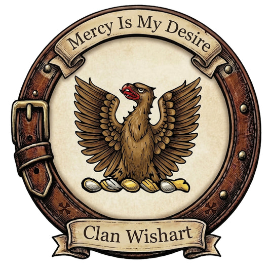Clan Wishart Crest digital download: Includes Color PNG, B&W PNG, and SVG vector files